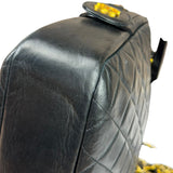 Chanel Black Quilted Lambskin Camera Bag 1989