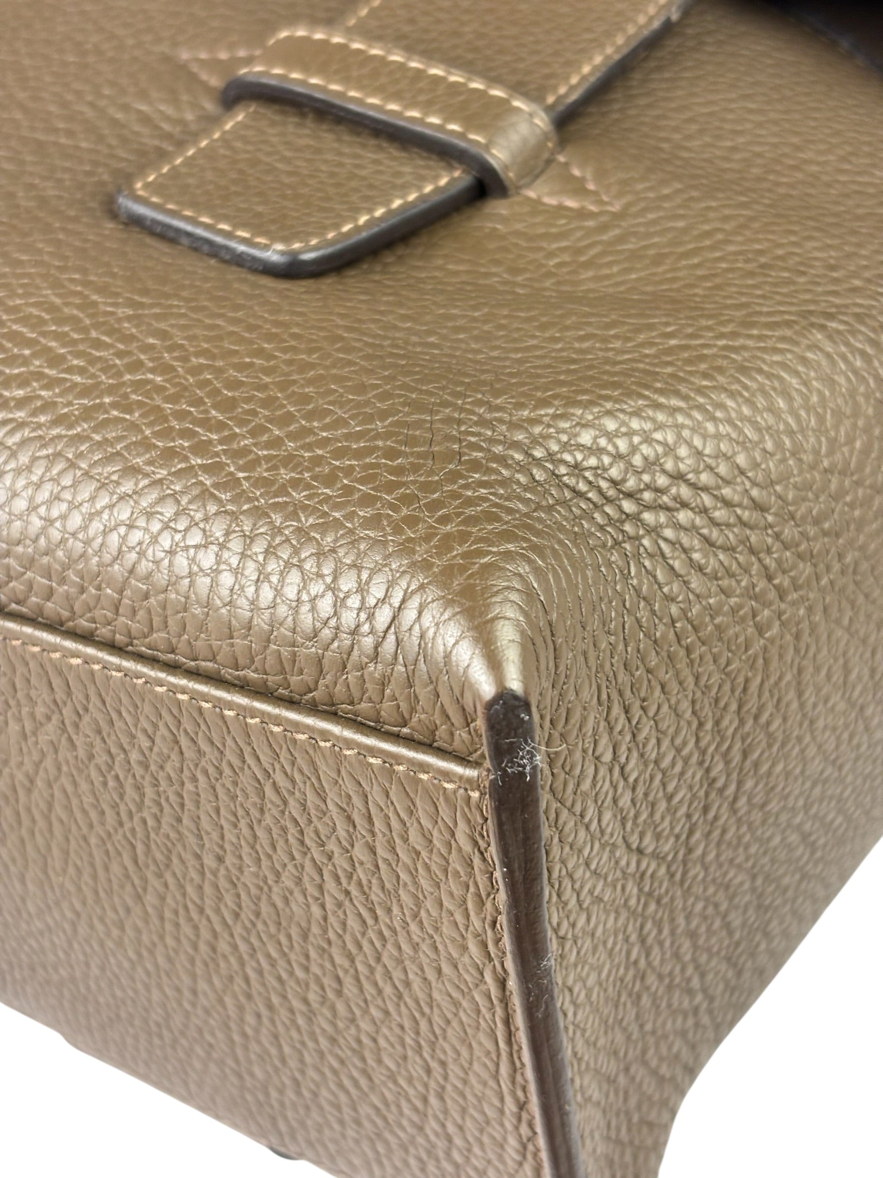 Hermes Brown Leather Sac Alfred Taorillon Clemence 35