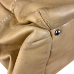 Chanel Warm Beige Leather LAX Accordion Shoulder Bag 2003