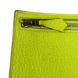 Hermes Lime Zippy Pouch
