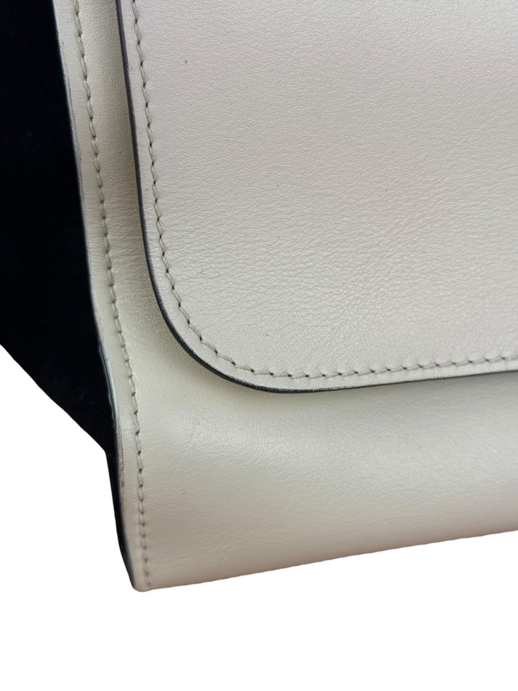 Celine Trapeze Leather 2Way Python Handle Handbag