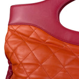 Chanel 31 Pink Leather Quilted Shopping Clutch Shoulder Bag 2018