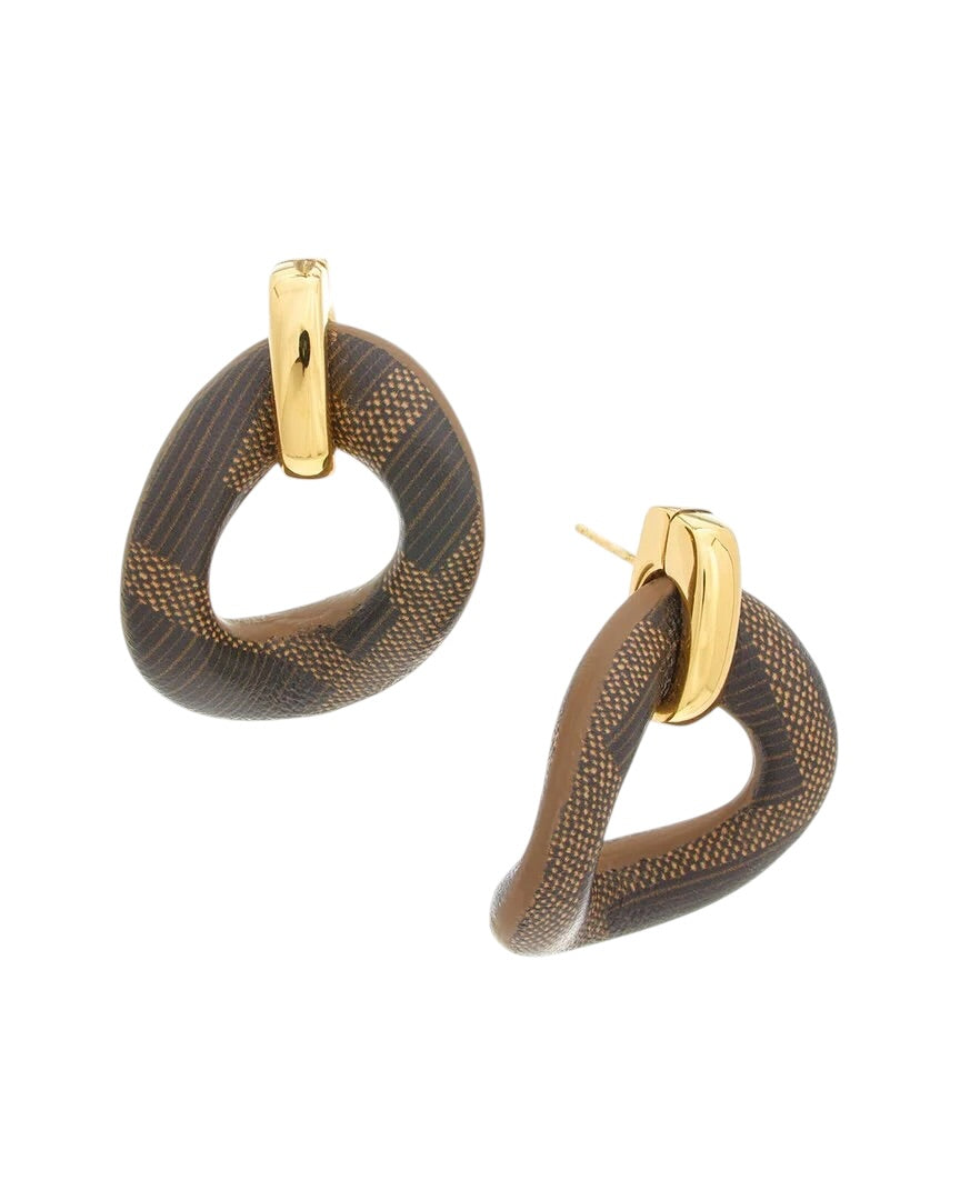 Fendi FF Filo Resin Earrings