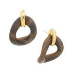 Fendi FF Filo Resin Earrings