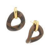Fendi FF Filo Resin Earrings