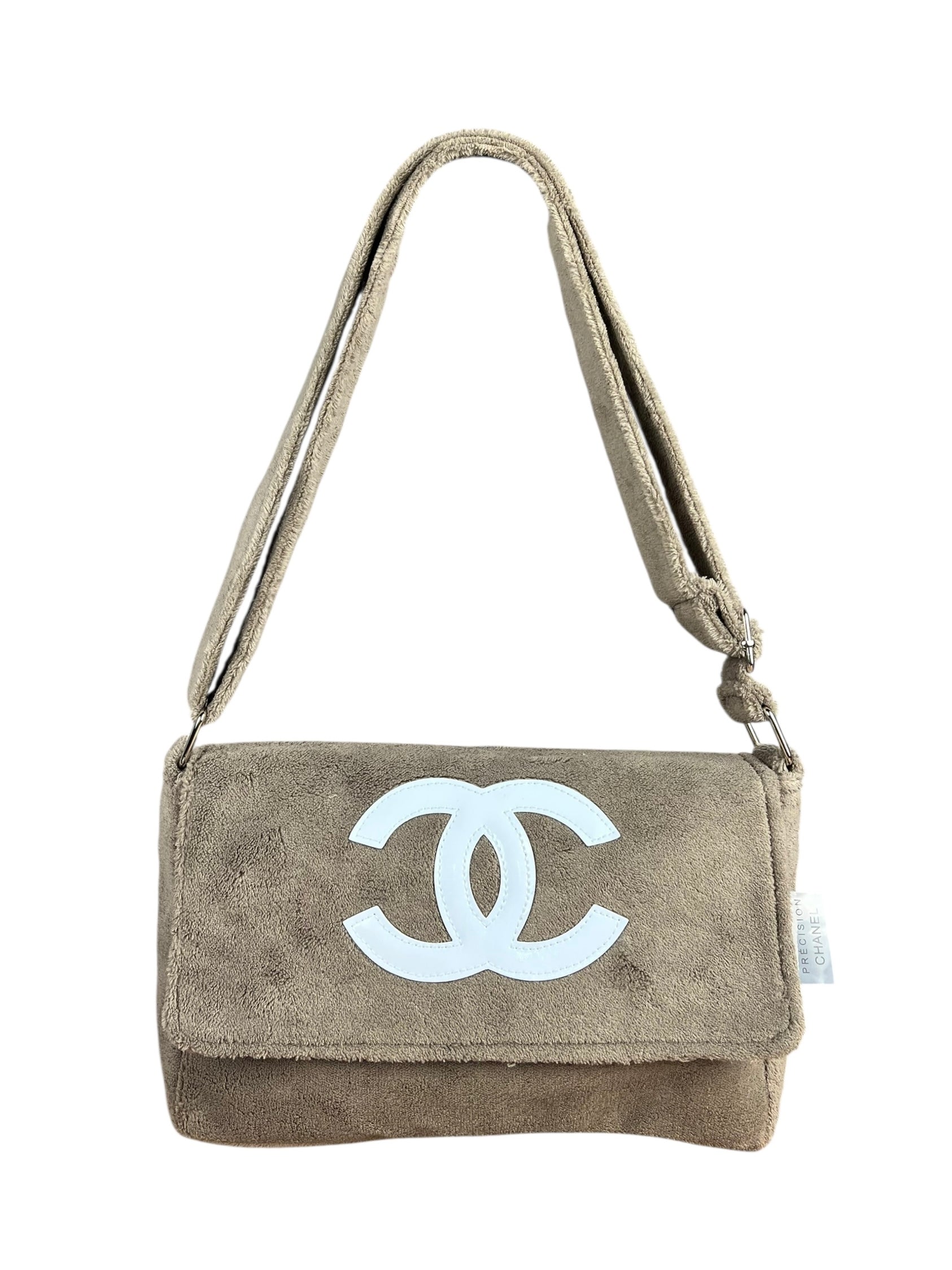 Chanel CC Precision Line Bag Taupe