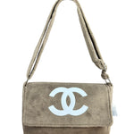 Chanel CC Precision Line Bag Taupe