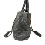Chanel Grey Quilted Calfskin Paris-Bombay Bindi Two-Way Tote 2012