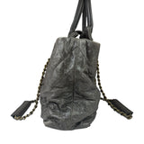 Chanel Grey Quilted Calfskin Paris-Bombay Bindi Two-Way Tote 2012