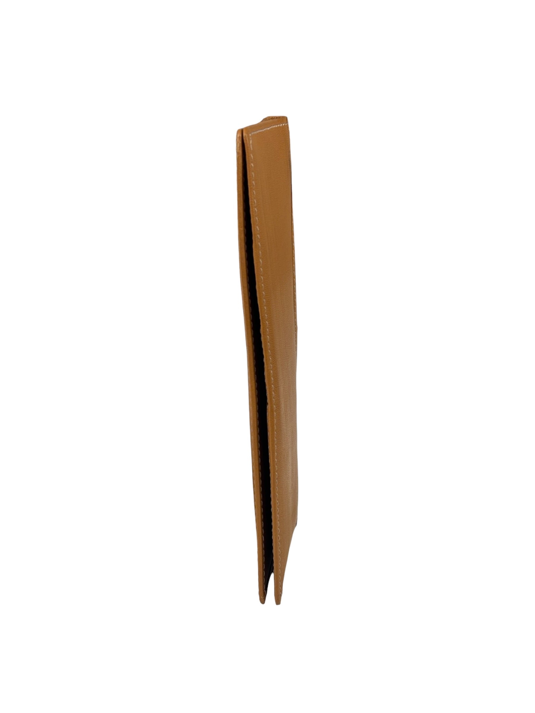Kenzo Brown Leather Bi-Fold Long Wallet
