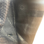 Chanel Black Perforated Leather Up in the Air Flap Bag 2012