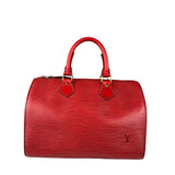 Louis Vuitton Castillian Red Epi Leather Speedy Mini Handbag
