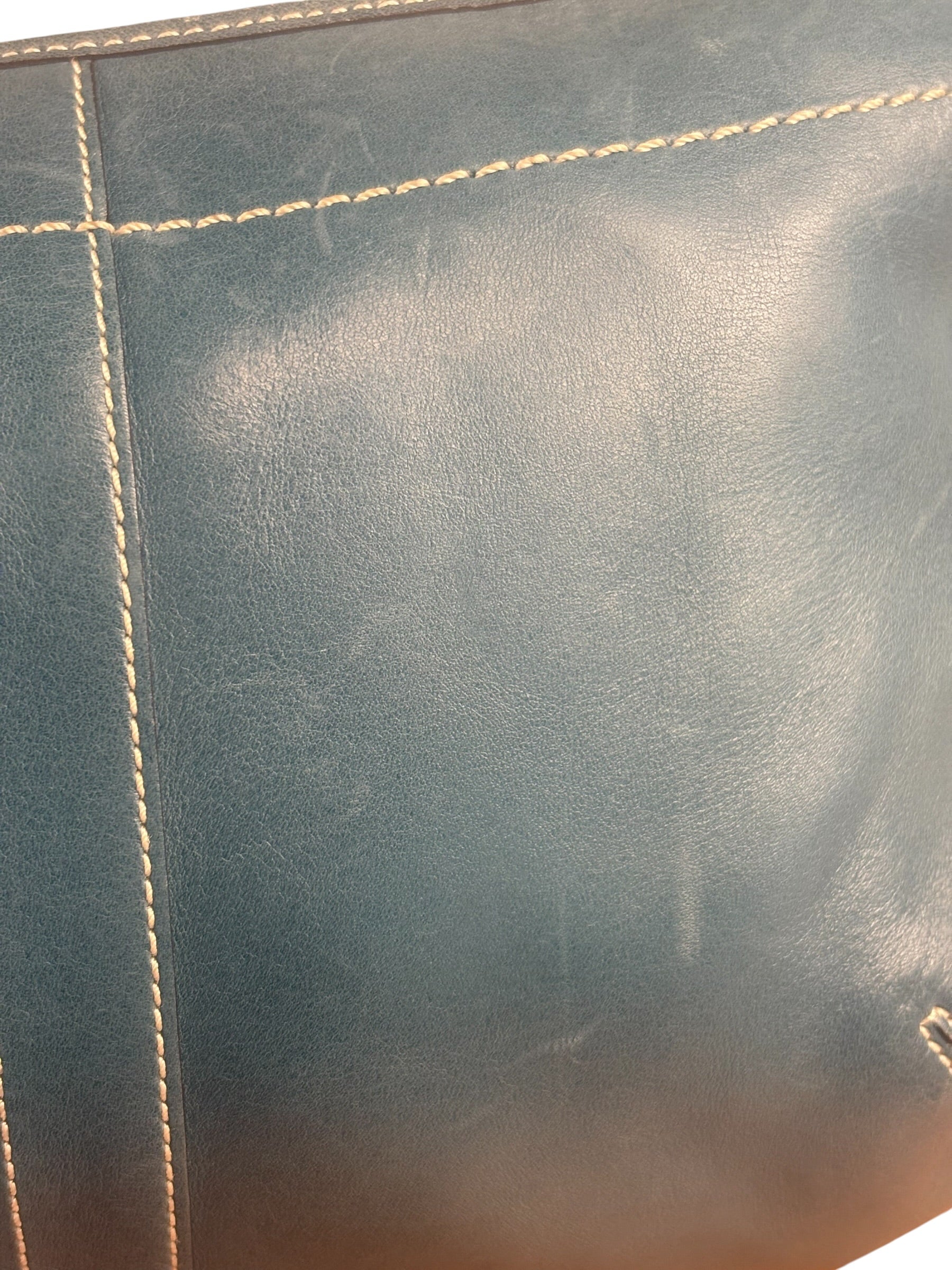 Coach Vintage Teal Leather Ergo Hobo Bag