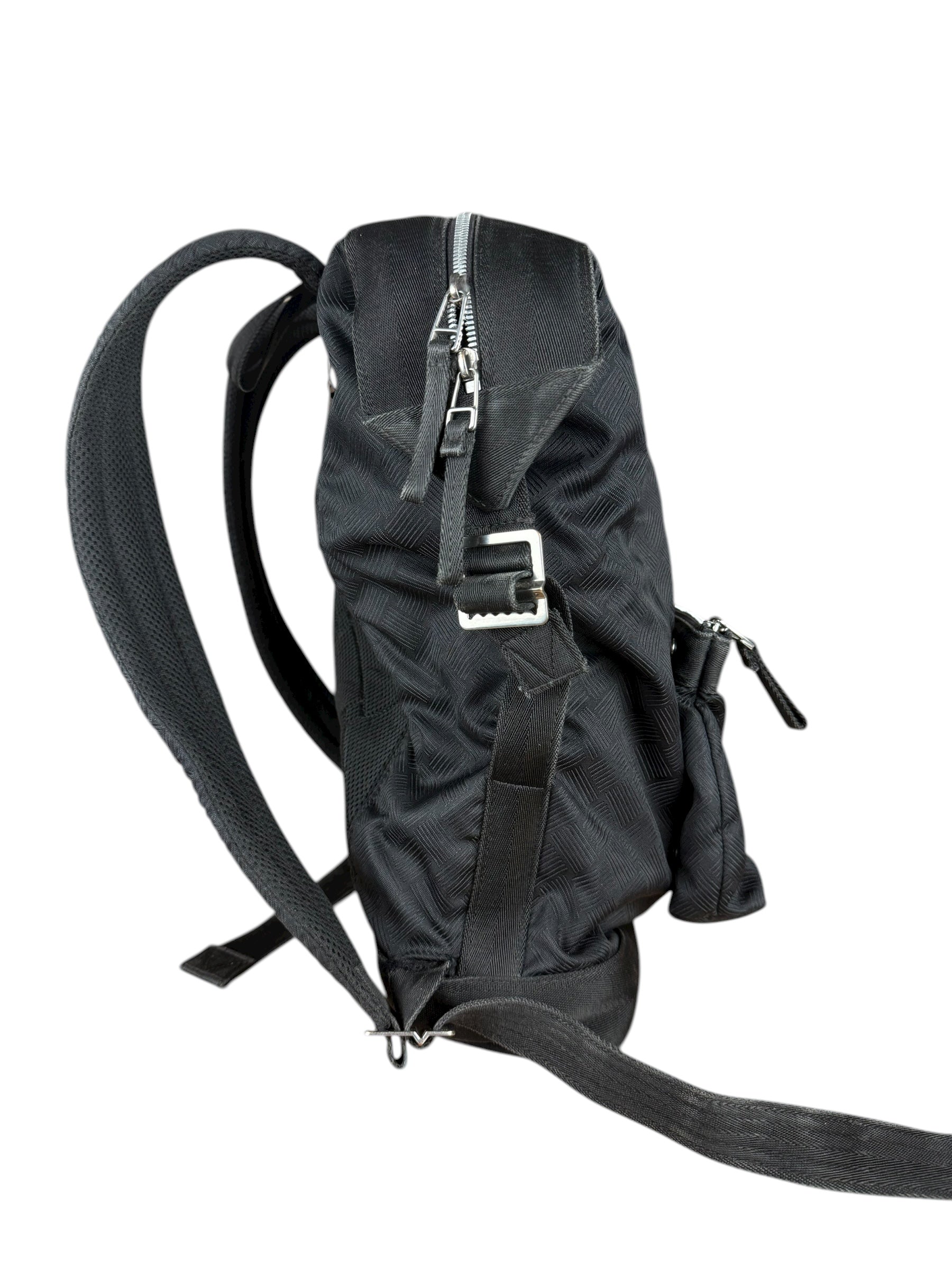 Bottega Veneta Intreccio Canvas Backpack