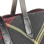 Vivienne Westwood Plaid Orb Tote Bag