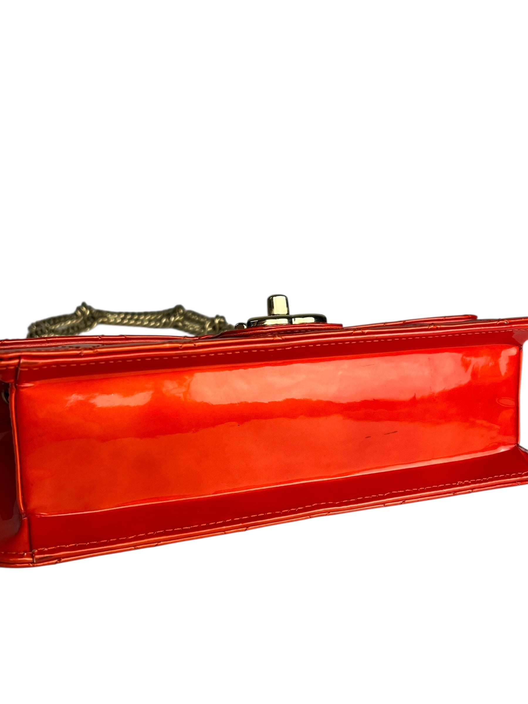 Chanel Red Metallic Evening Star Flap Bag 2008