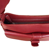 Loewe Vintage Red Leather Shoulder Bag