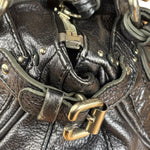Chloé Grey Metallic Small Paddington Handbag