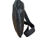 Prada Black Leather Sleek P&D Crossbody Bag