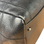 Chanel Black Caviar Chocolate Bar Shoulder Bag
