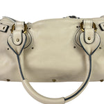 Chloe Beige Leather Paddington Shoulder Bag