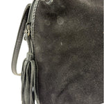 Bottega Veneta Black Suede/Leather Trim Crossbody Bag
