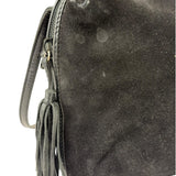 Bottega Veneta Black Suede/Leather Trim Crossbody Bag