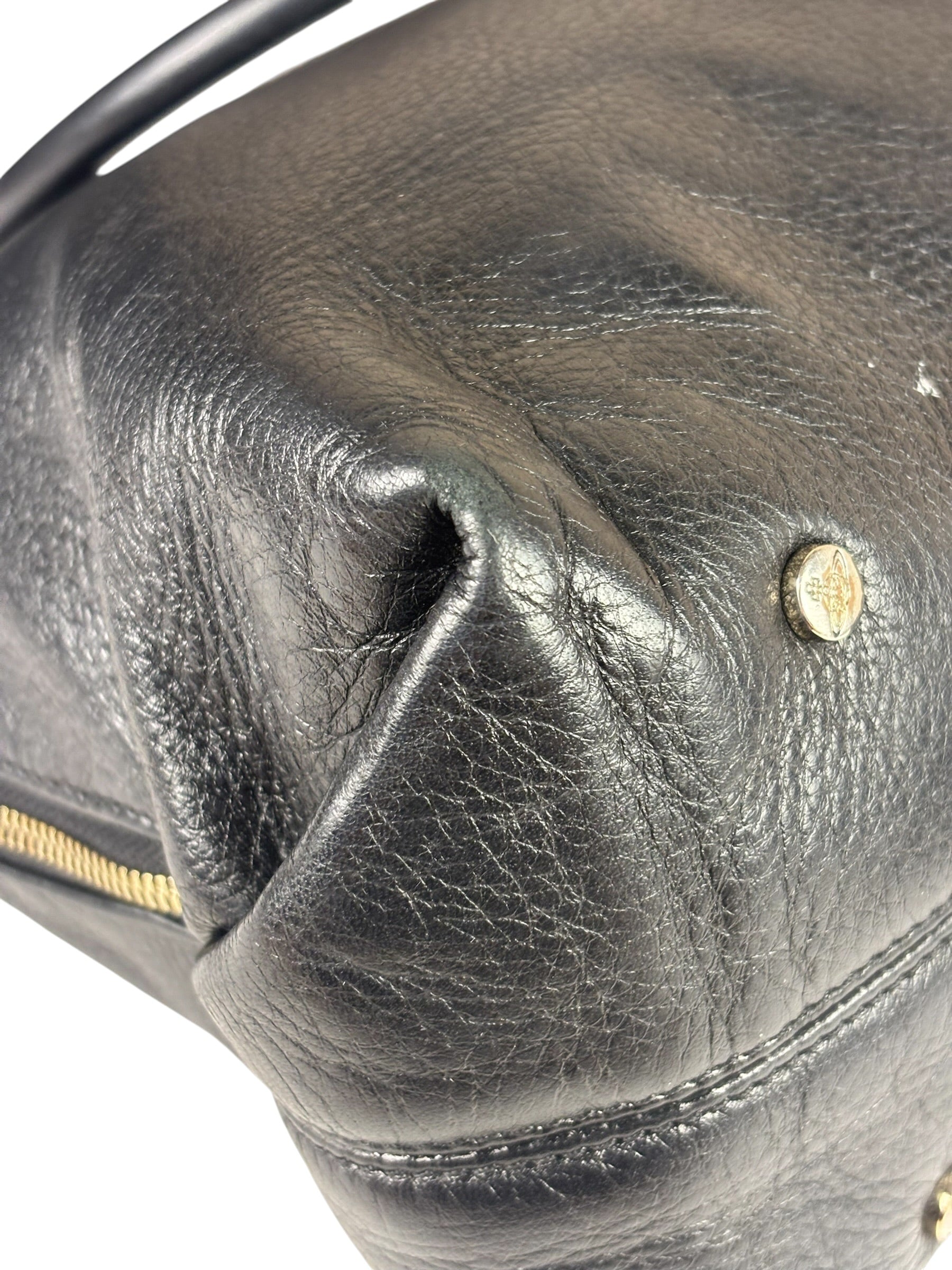 Vivienne Westwood Black Leather Shoulder Bag