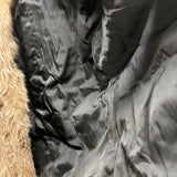 Vintage Accency Neutral-Toned Fox Fur Coat