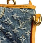 Louis Vuitton Denim/Leather Trim Monogram Neo Cabby Handbag