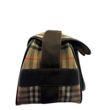 Burberry Vintage Beige/Dark Brown House Shoulder Bag