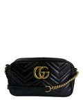 Gucci Black Leather Mormont Matelassè Camera Bag