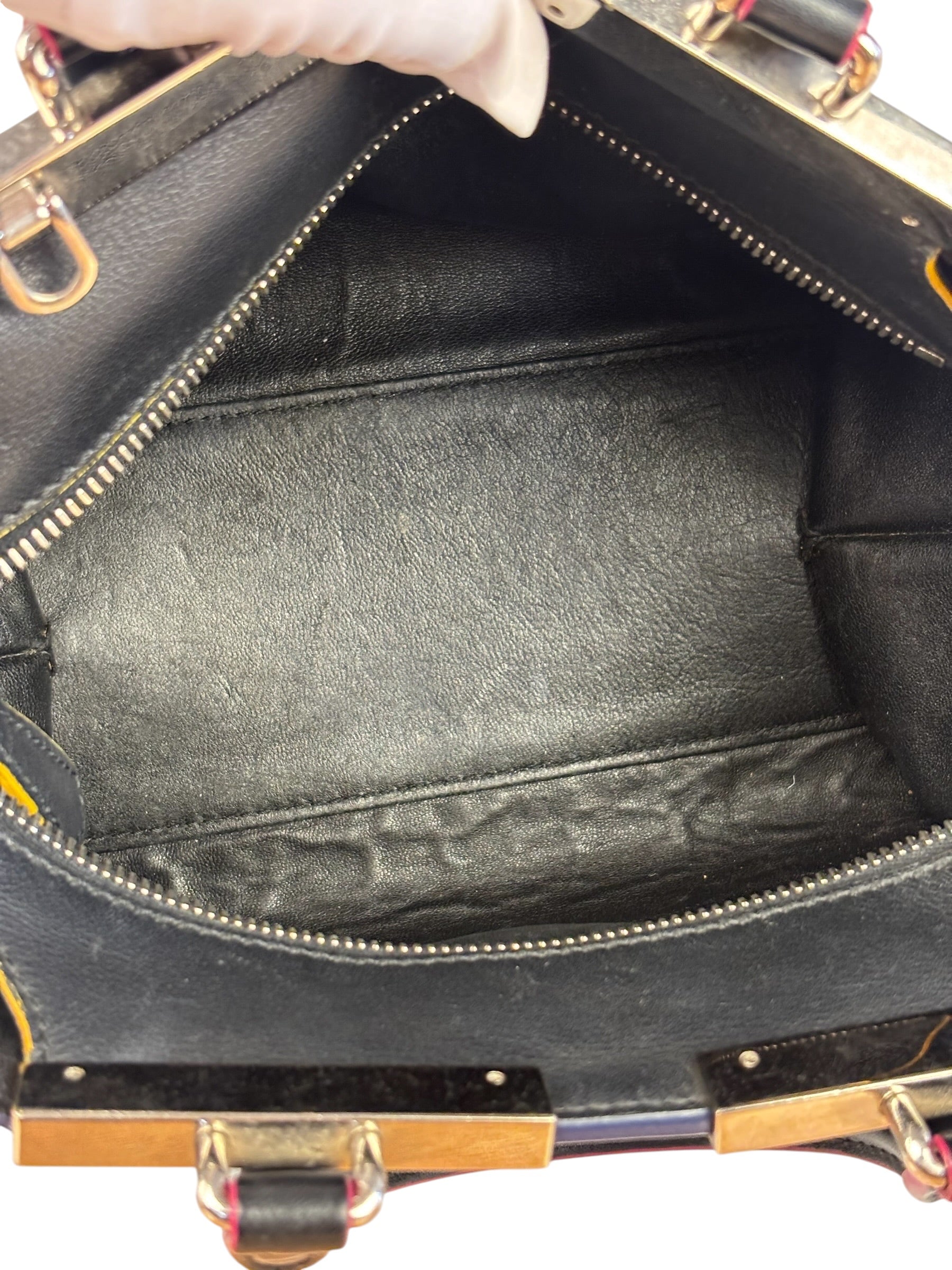 Fendi Black Leather 3 Jours Two-Way Bag