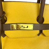Hermes Birkin 35 Cushvel Havana x Jaune