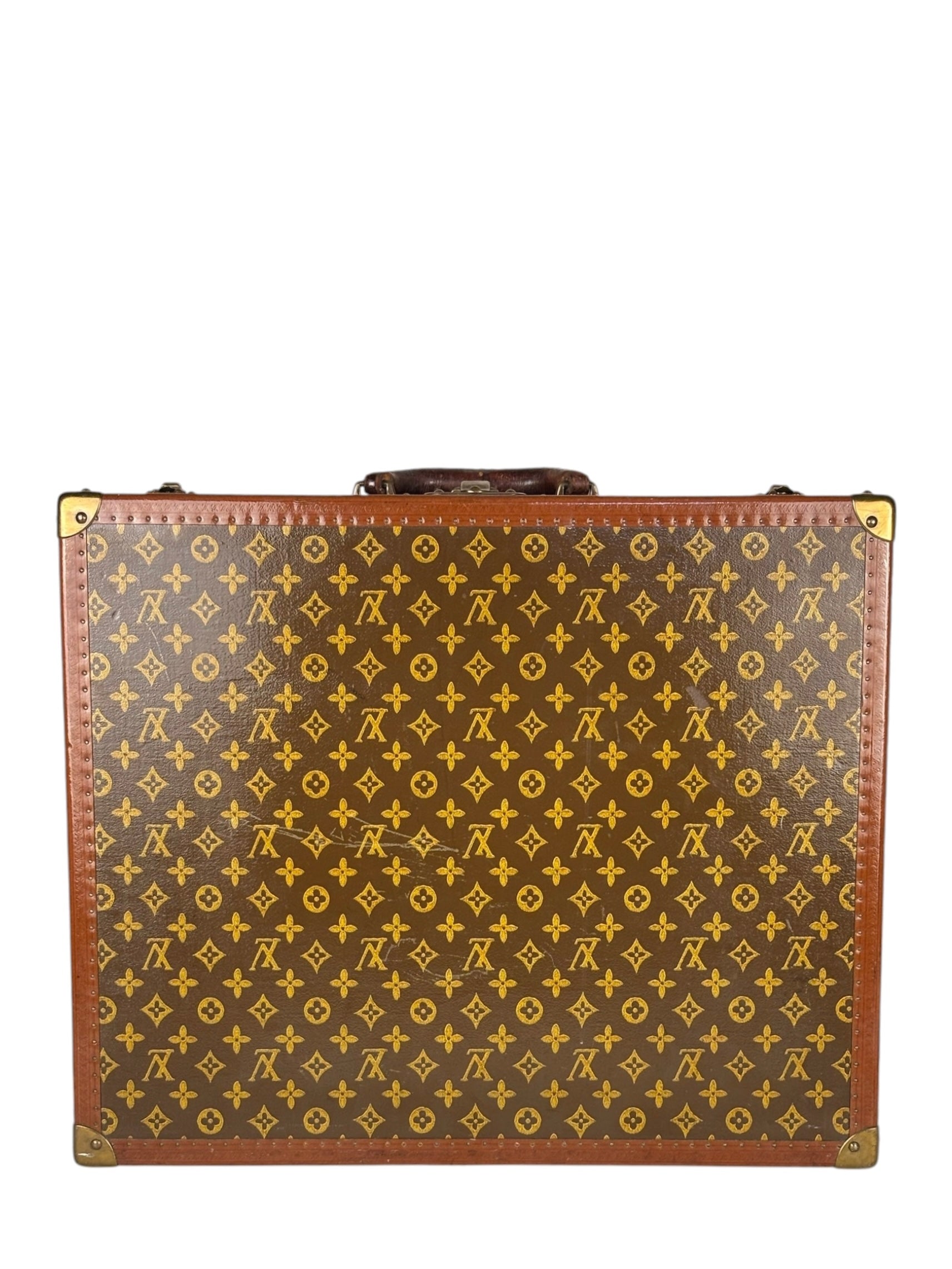 Louis Vuitton Vintage Monogram Hard Case Luggage Trunk