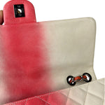 Chanel Quilted Caviar Ivory/Pink Ombre Jumbo Flap 2013