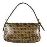 Fendi FF PVC Coated Sequin Buckle Baguette