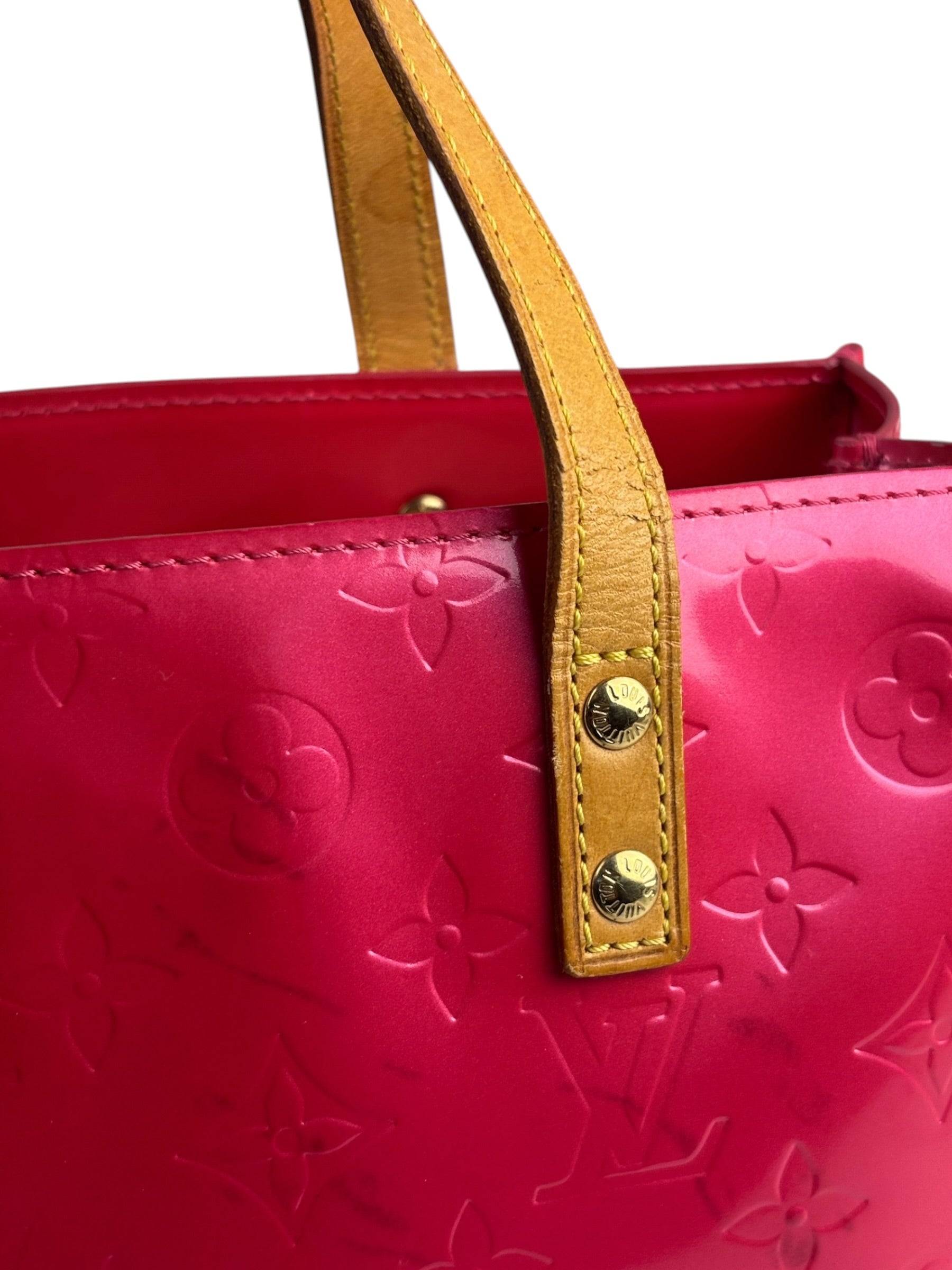 Louis Vuitton Vintage Vernis Patent Leather Monogram Reade Handbag PM