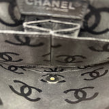Chanel Black Nylon Chocolate Bar Chain Flap Bag 2002