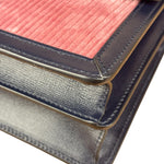 Gucci Pink Leather Trim Dionysus Corduroy Shoulder Bag