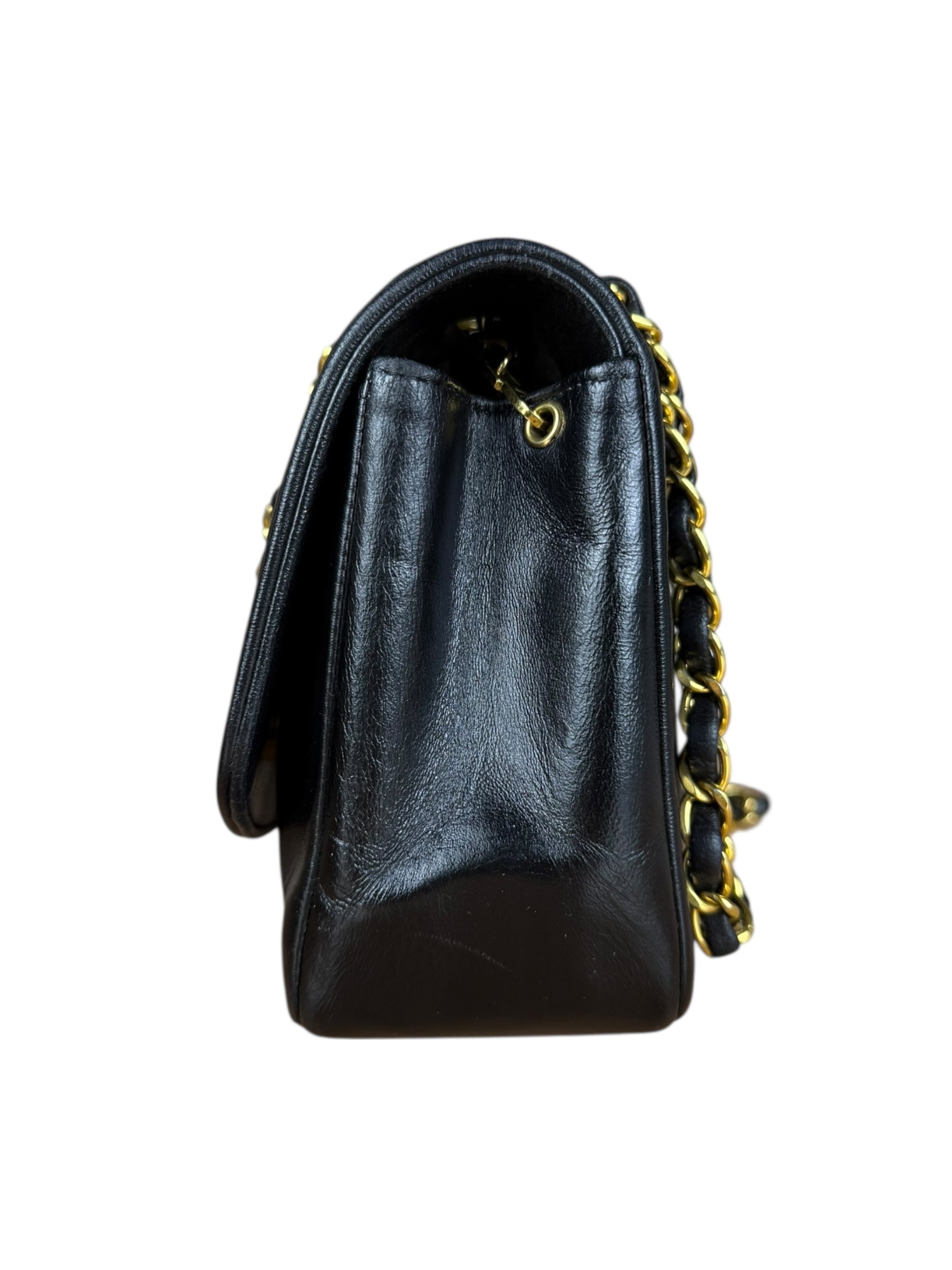 Chanel CC Diana Flap Bag Black 1994