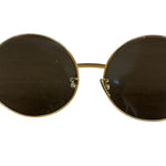 Celine Vintage Gold Round Frame Sunglasses