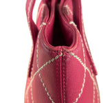 Chanel Vintage Pink Leather Wild Stitch Surpique Tote Bag