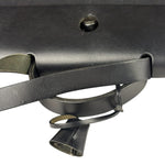 Hermes Black Leather Trim Herbag Two-Way Bag