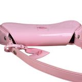Diesel Pink Patent Leather Play Shoulder Bag