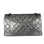 Chanel Metallic Silver Quilted Leather 2.55 Reissue Double Flap Bag 2008