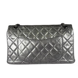 Chanel Metallic Silver Quilted Leather 2.55 Reissue Double Flap Bag 2008