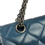 Chanel Blue Reissue 225 Double Flap Bag 1991