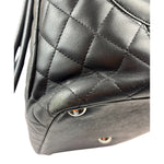 Chanel Black Quilted Calfskin Cambon Ligne Tote 2003