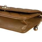 Chanel Brown Quilted Leather Wallet on Chain Shoulder Bag 2026
